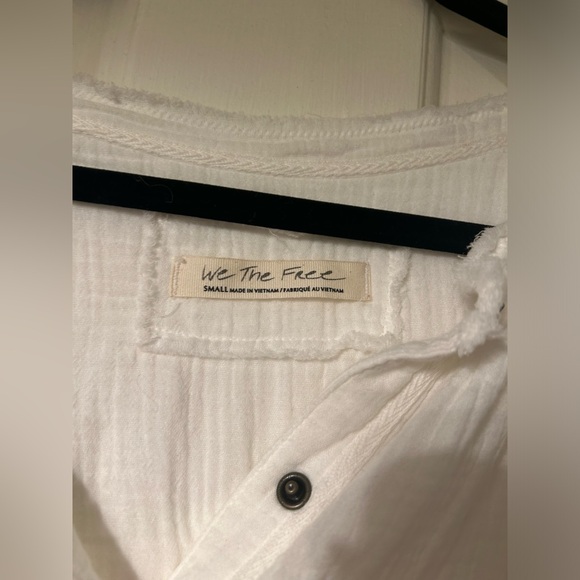 Free People We The Free Beach Day Henley Pullover Top - Picture 3 of 7